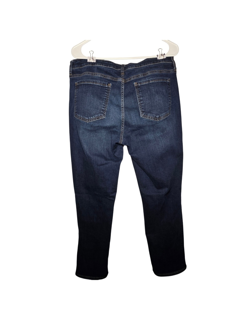 KUT from the Kloth Catherine Boyfriend Jeans Dark Wash Stretch Blue Size 12 - Picture 2 of 11
